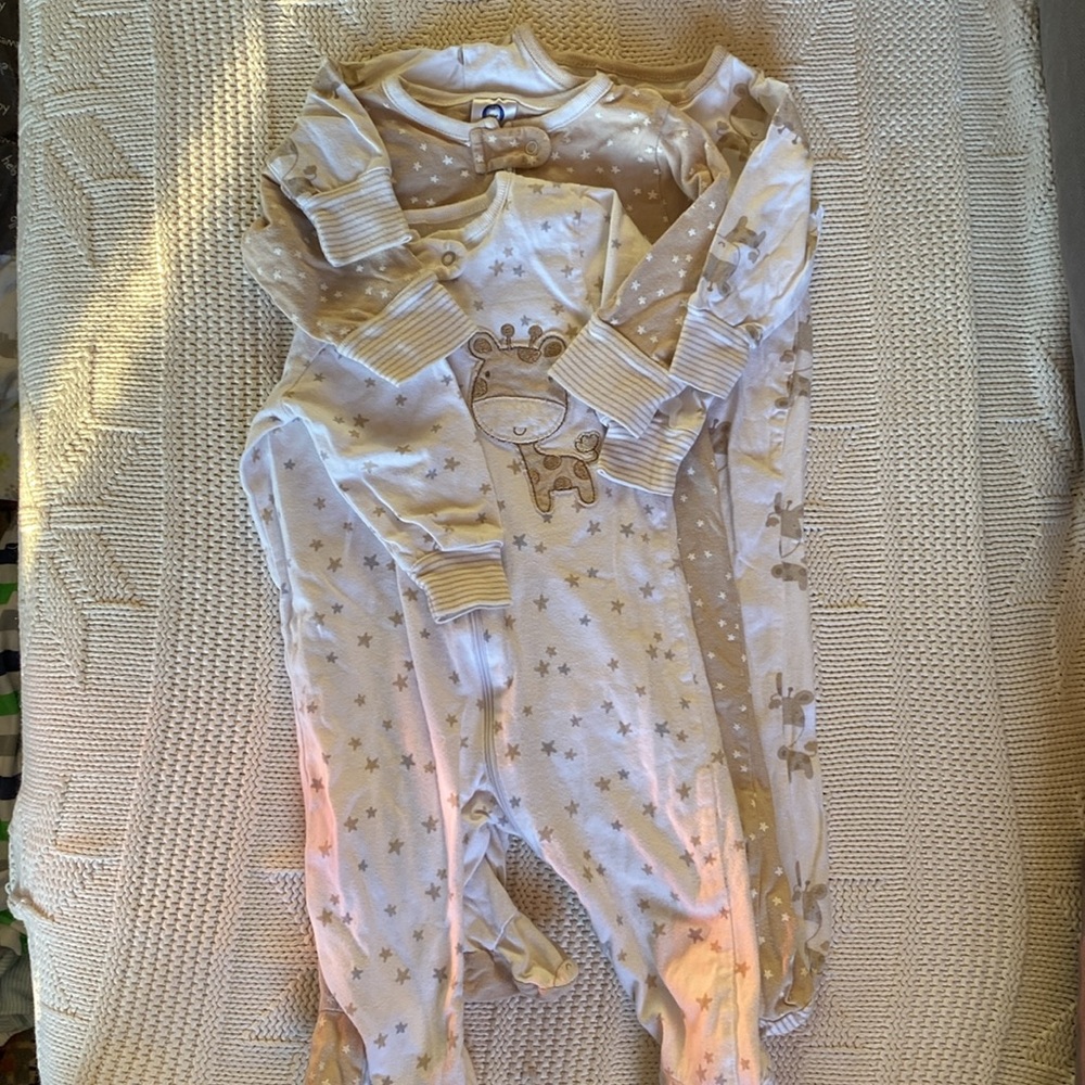 Gerber Baby Zipper Footed Onesies